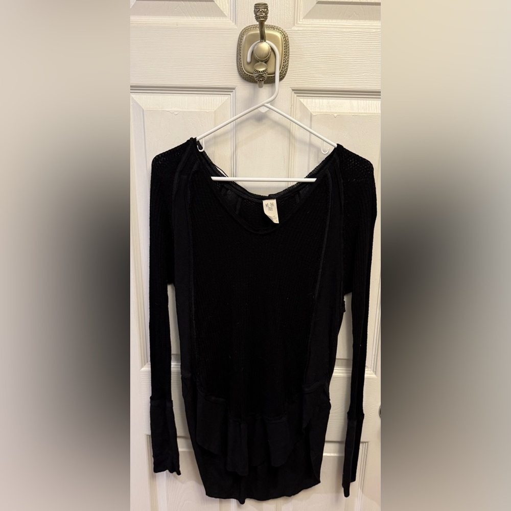 We The Free Black Long-Sleeve Shirt